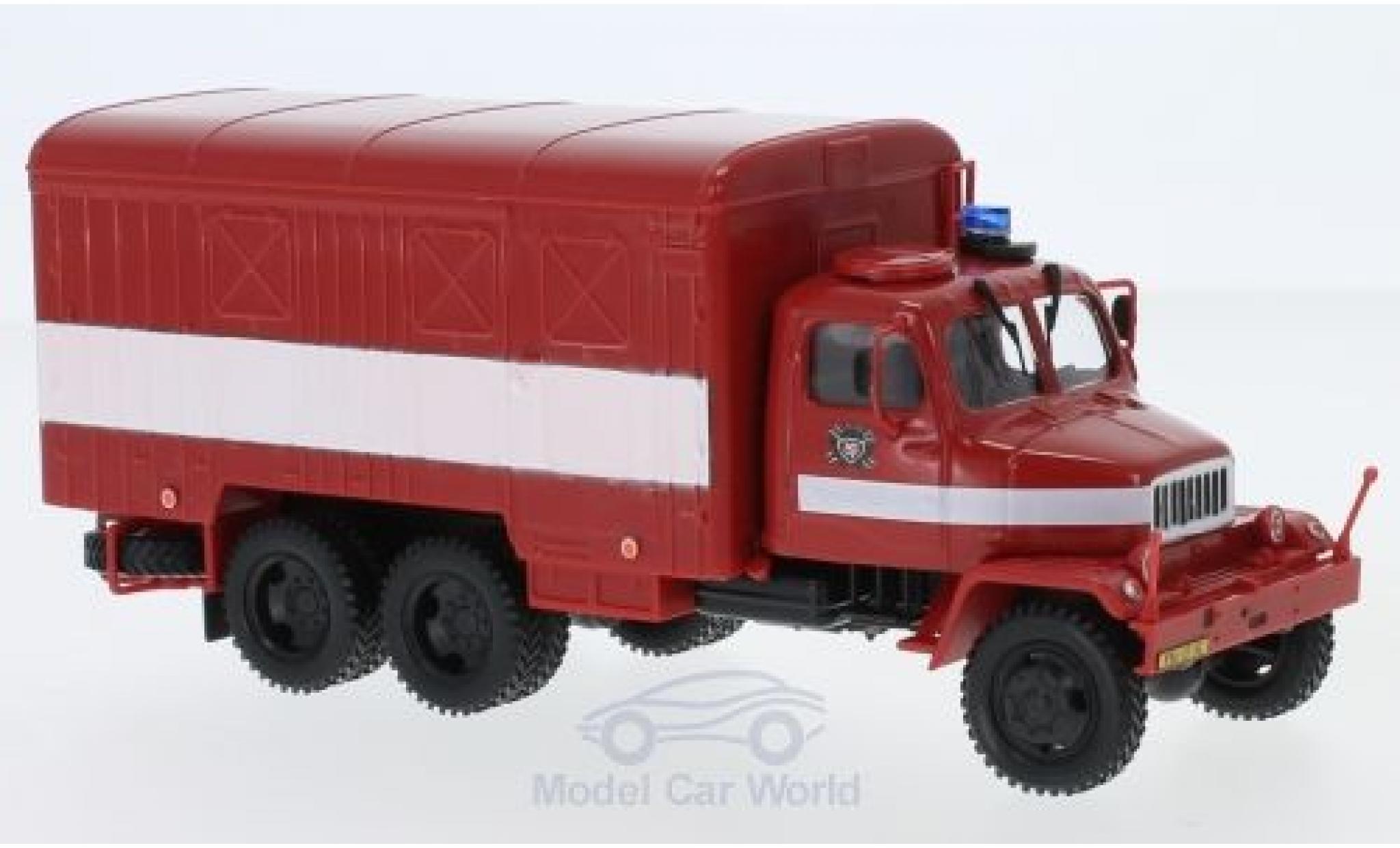 Praga V3S 1/43 Abrex Koffer Tschechische Brandweer 1967 modelauto