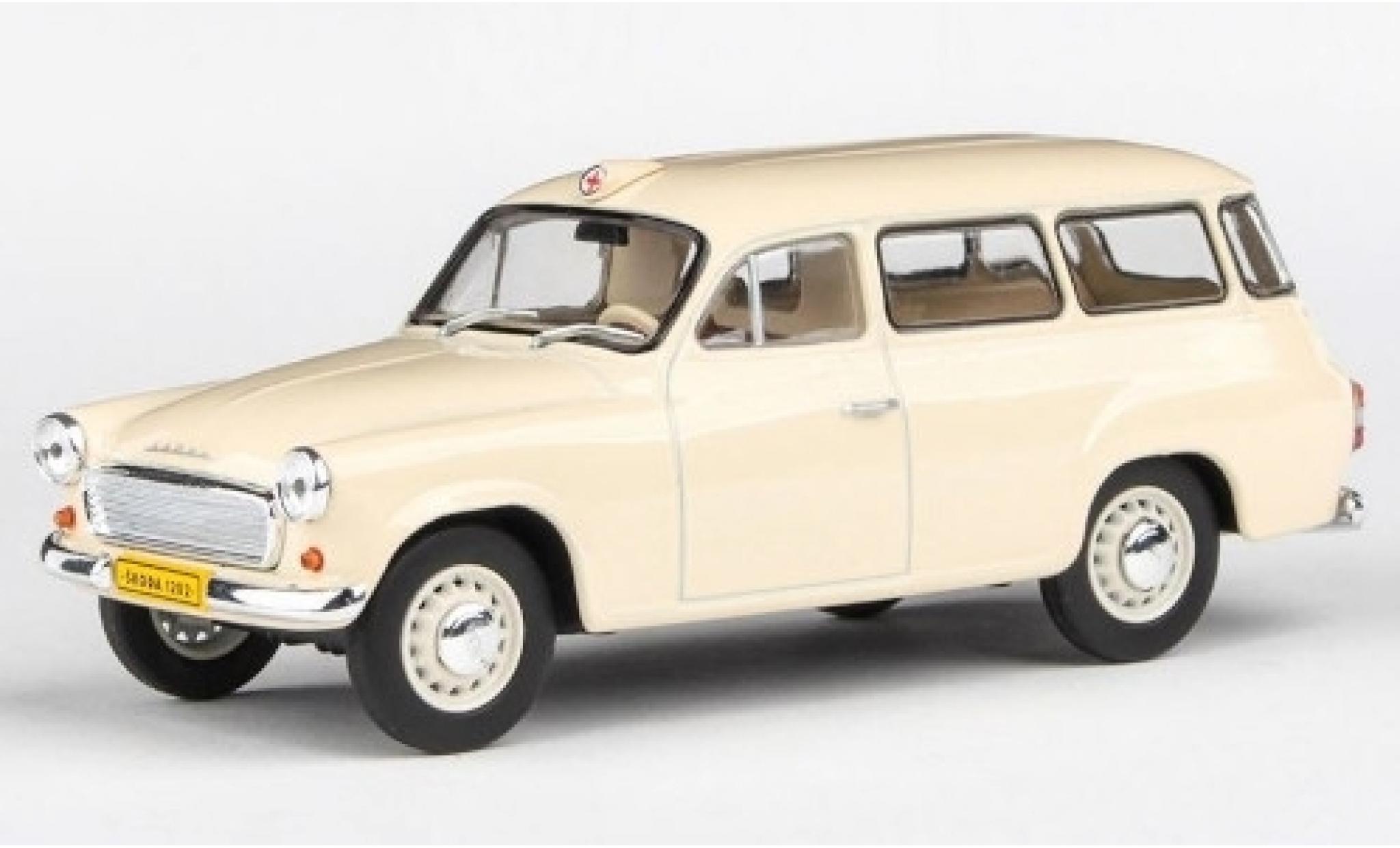 Skoda 120 1/43 Abrex 2 Ambulance Sanitka (CZ) 1964 modelauto
