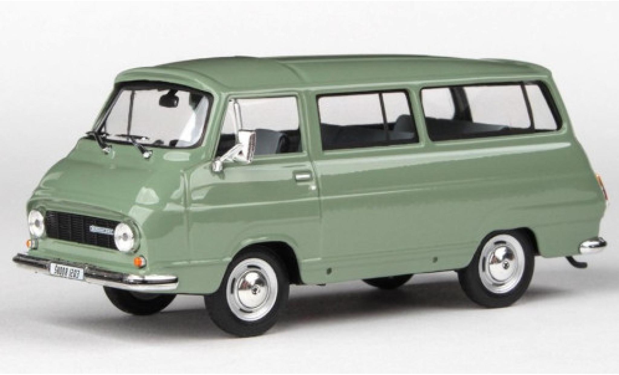 Skoda 1203 1/43 Abrex Mikrobus oliv 1974 modelauto