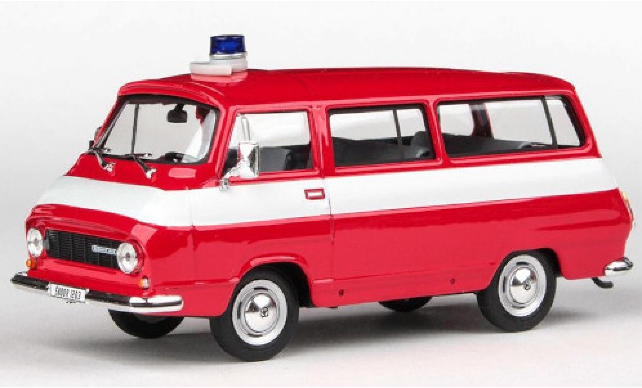 Skoda 1203 1/43 Abrex Mikrobus Pozarni Ochrana 1974 modelauto