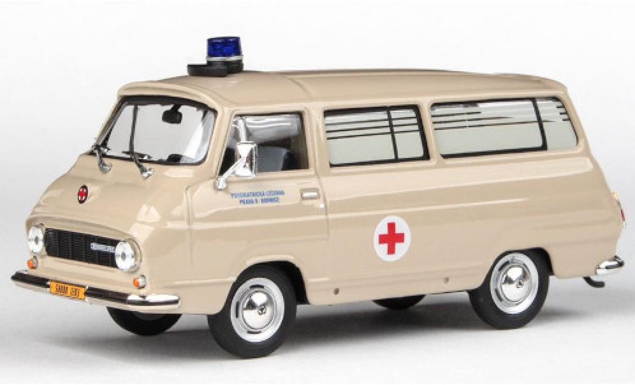 Skoda 1203 1/43 Abrex Mikrobus Sanitka (CZ) 1974 modelauto