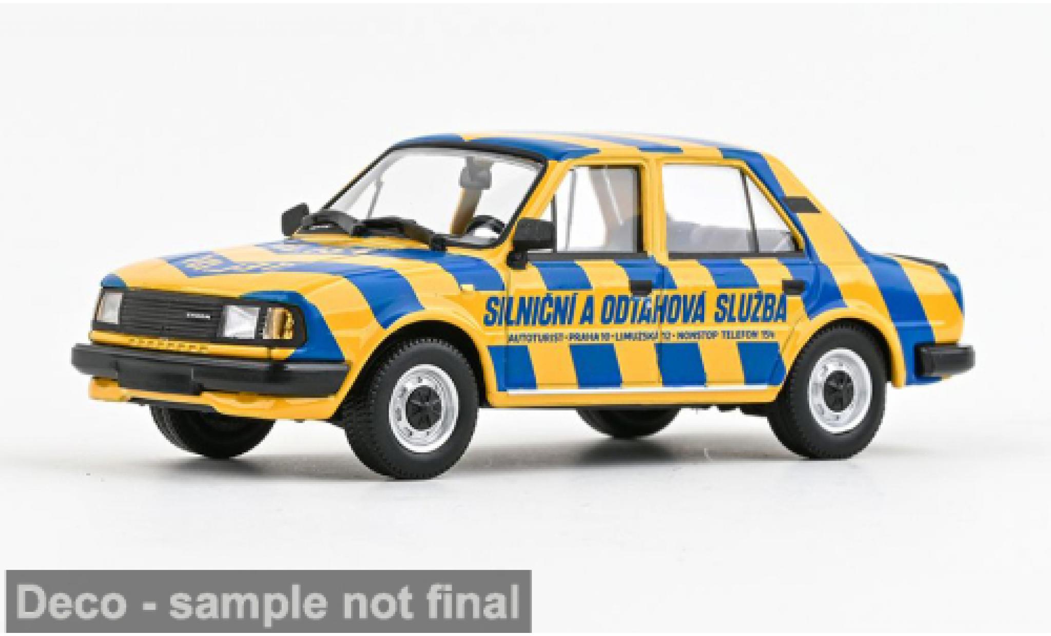 Skoda 120 1/43 Abrex L 1984 Silničn&iacute; a Odtahov&aacute; Služba (CZ) 1:43 modelauto