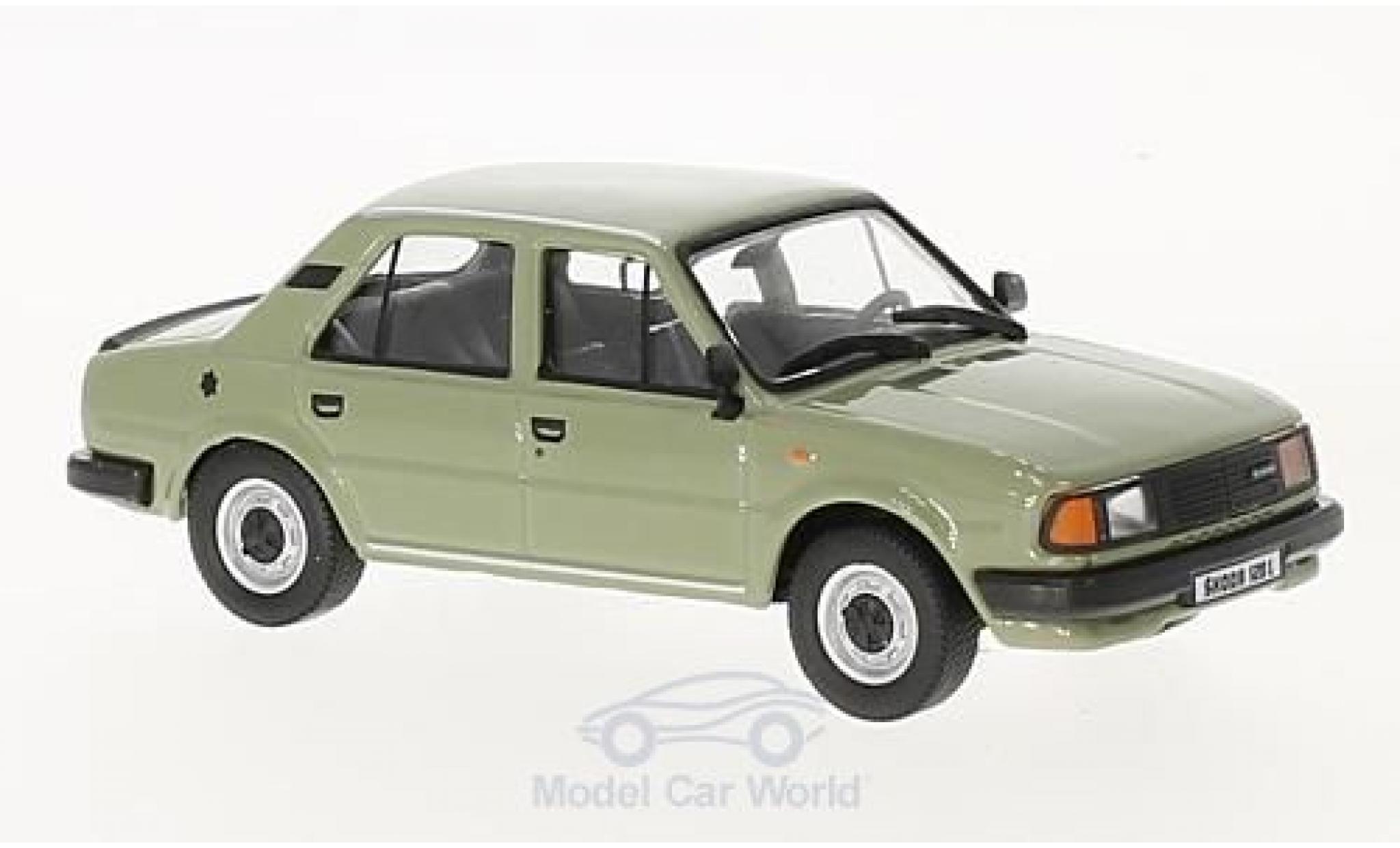 Skoda 120 1/43 Abrex L grijs 1986 modelauto