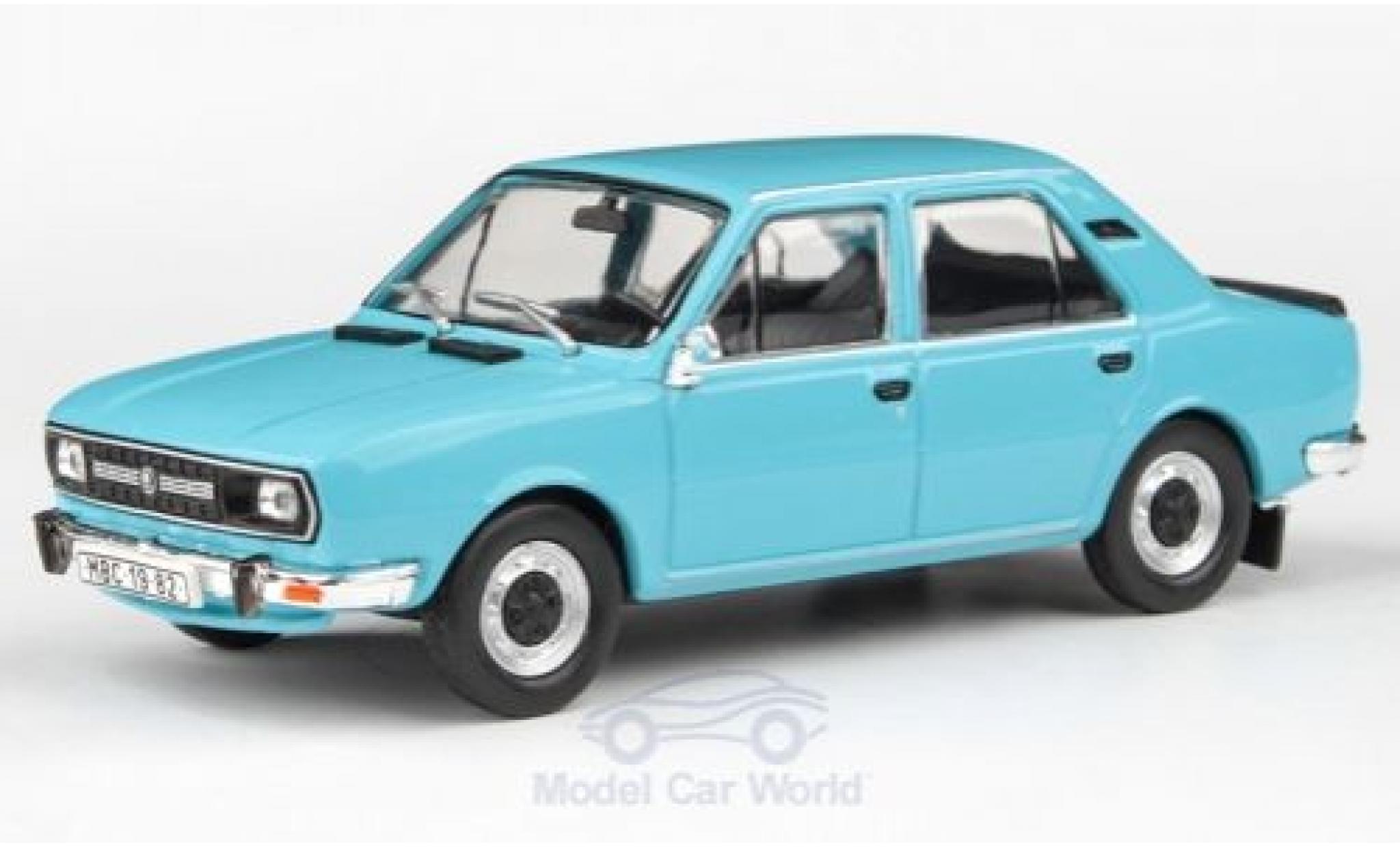 Skoda 120 1/43 Abrex L blauw 1982 modelauto