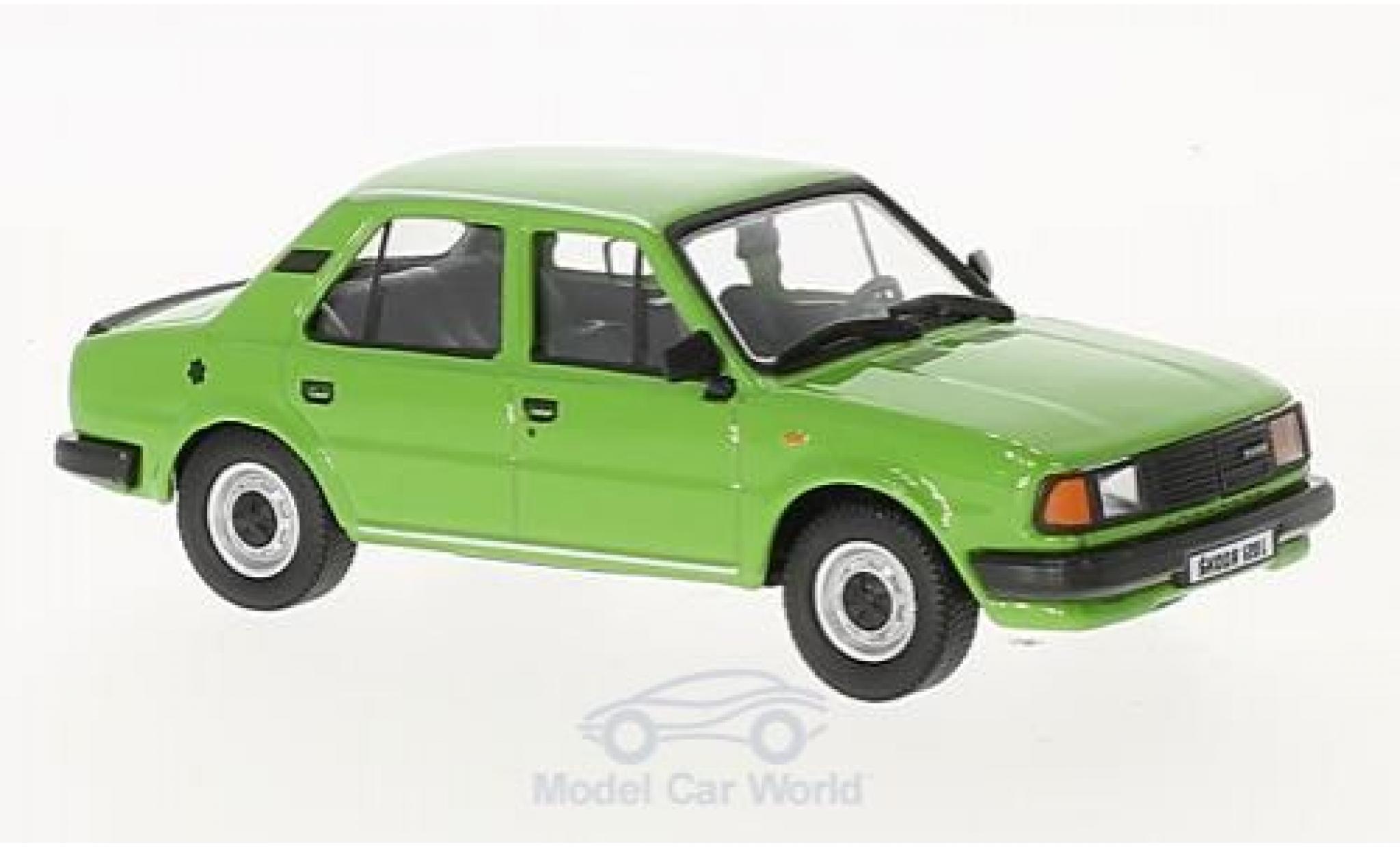 Skoda 120 1/43 Abrex L groen 1984 modelauto