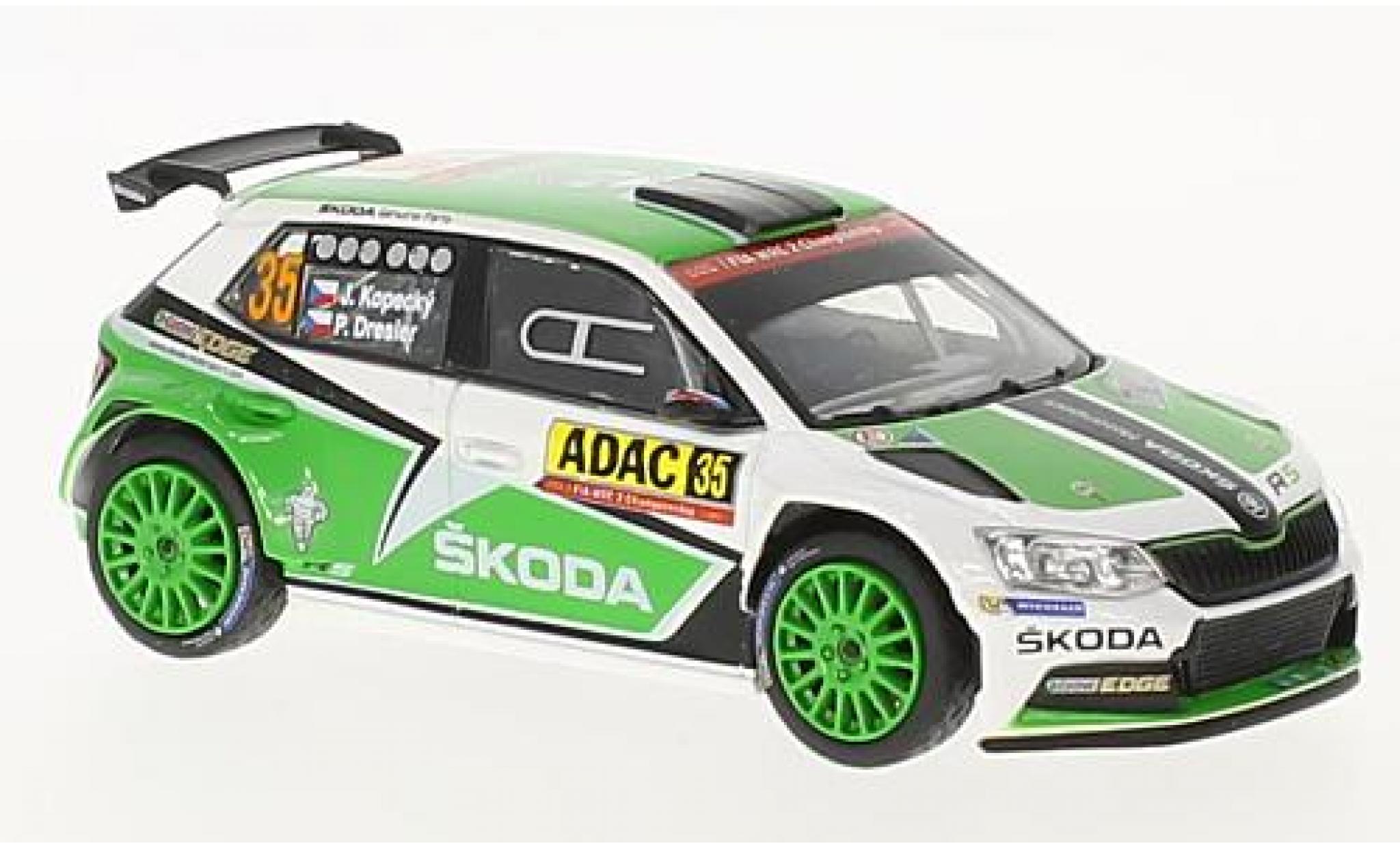 Skoda Fabia 1/43 Abrex III R5 No.35 Rallye WM Rallye Deutschland 2016 J.Kopecky/P.Dresler modelauto