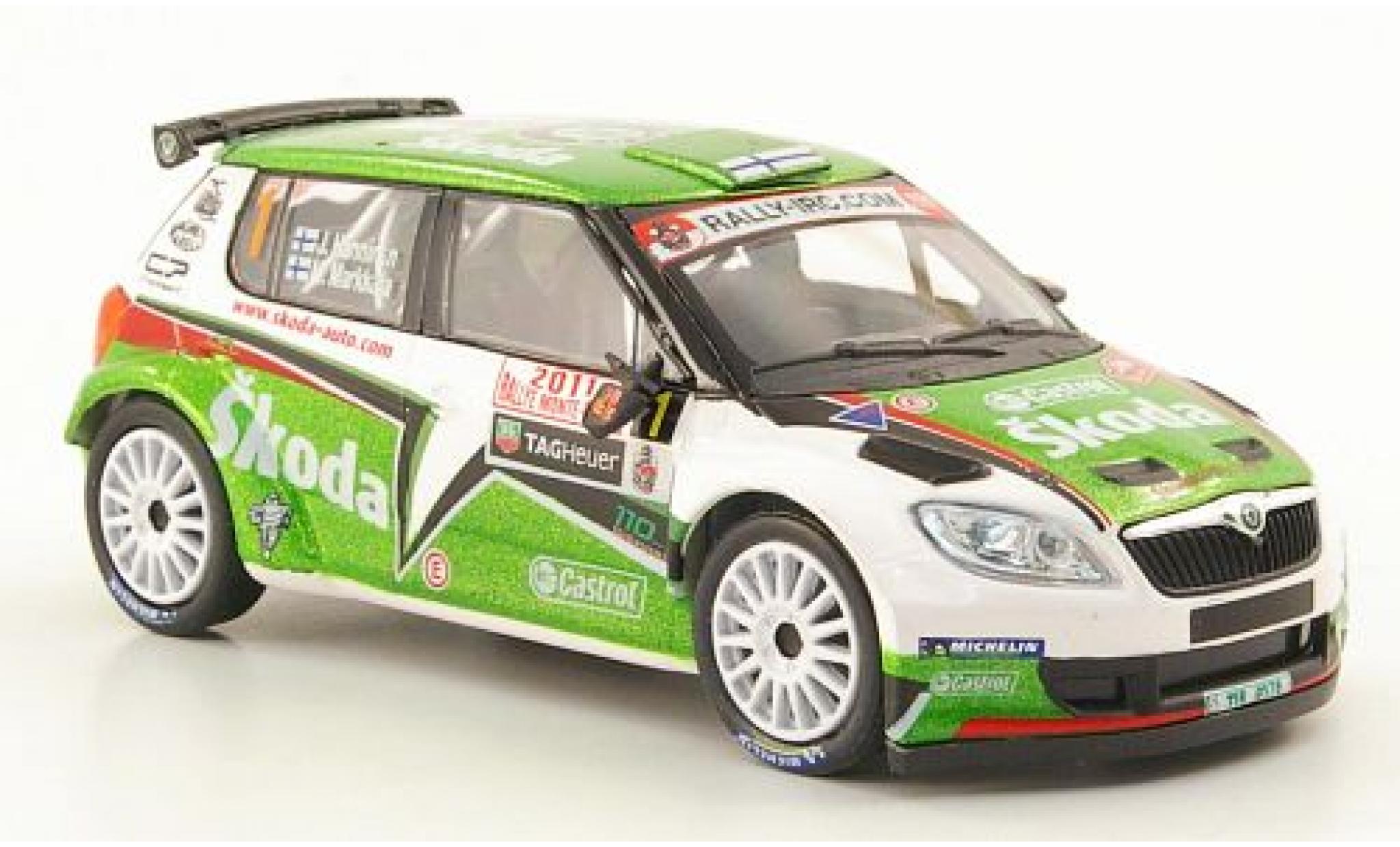 Skoda Fabia 1/43 Abrex S2000 No.1 Rallye Monte-Carlo 2011 modelauto