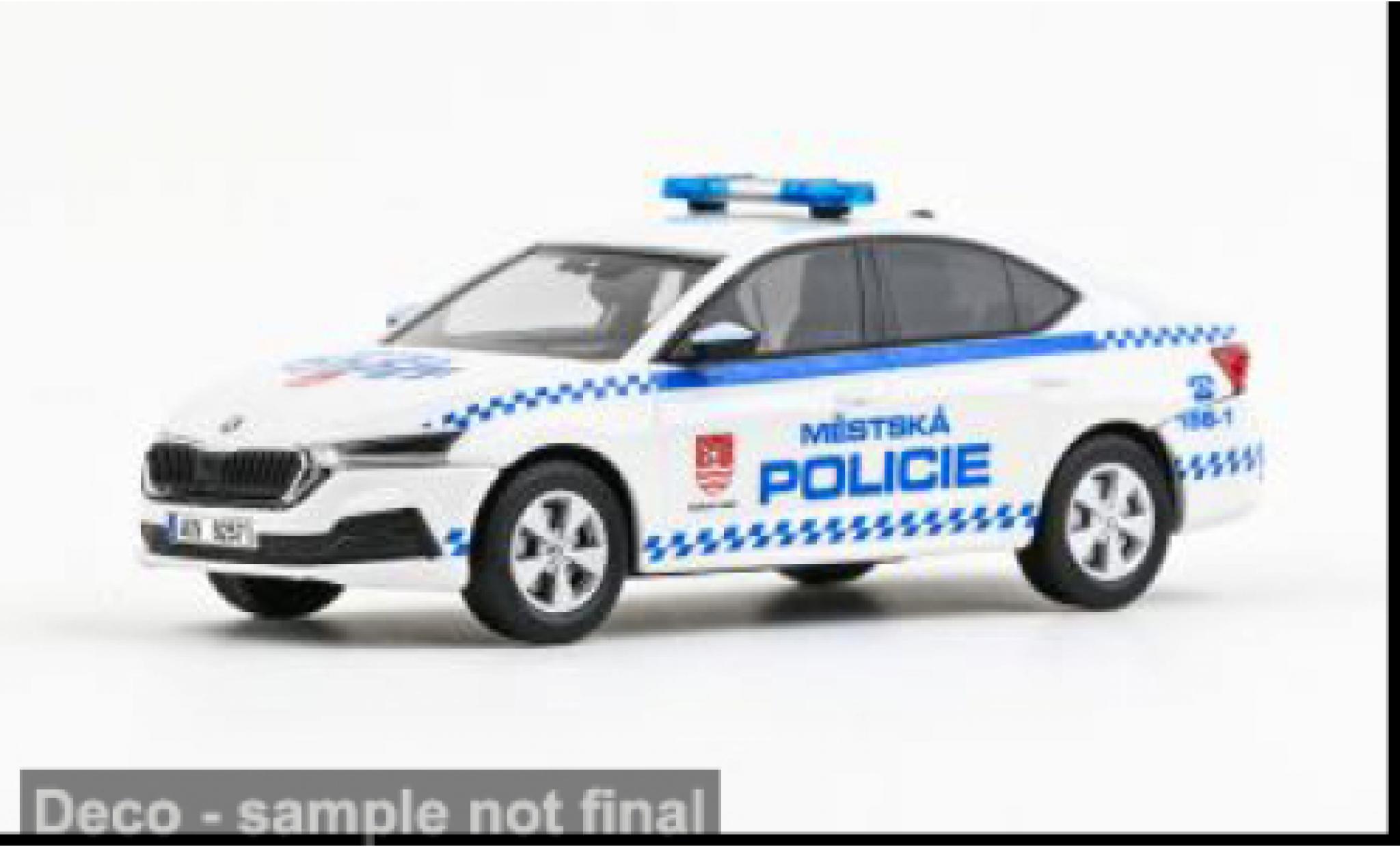 Skoda Octavia 1/43 Abrex IV 2020 MP Karlovy Vary 1:43 modelauto
