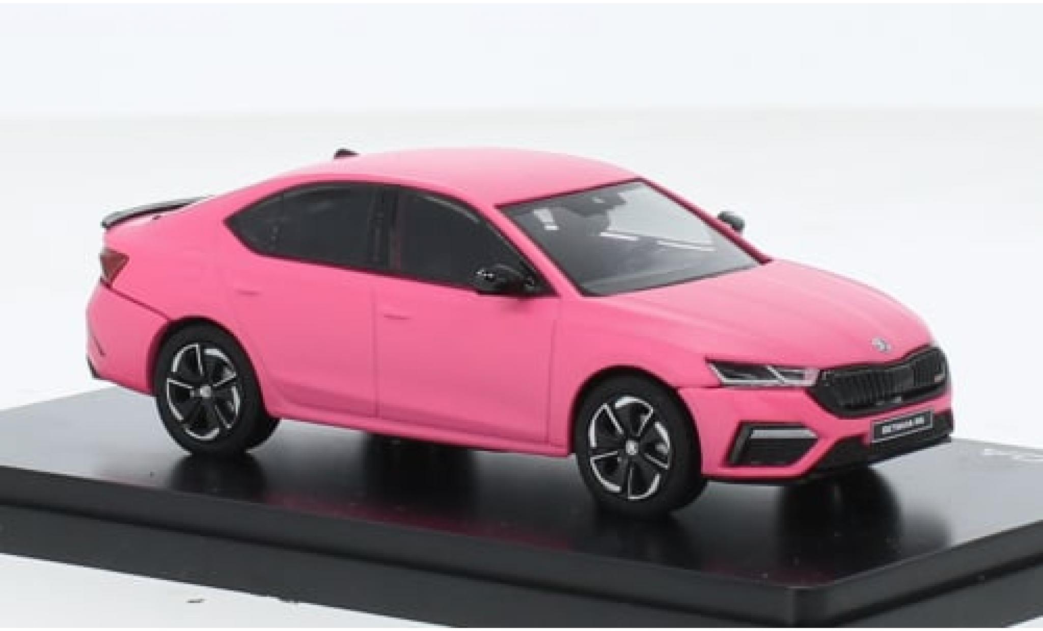 Skoda Octavia 1/43 Abrex IV RS matt-roze 2020 1:43 modelauto
