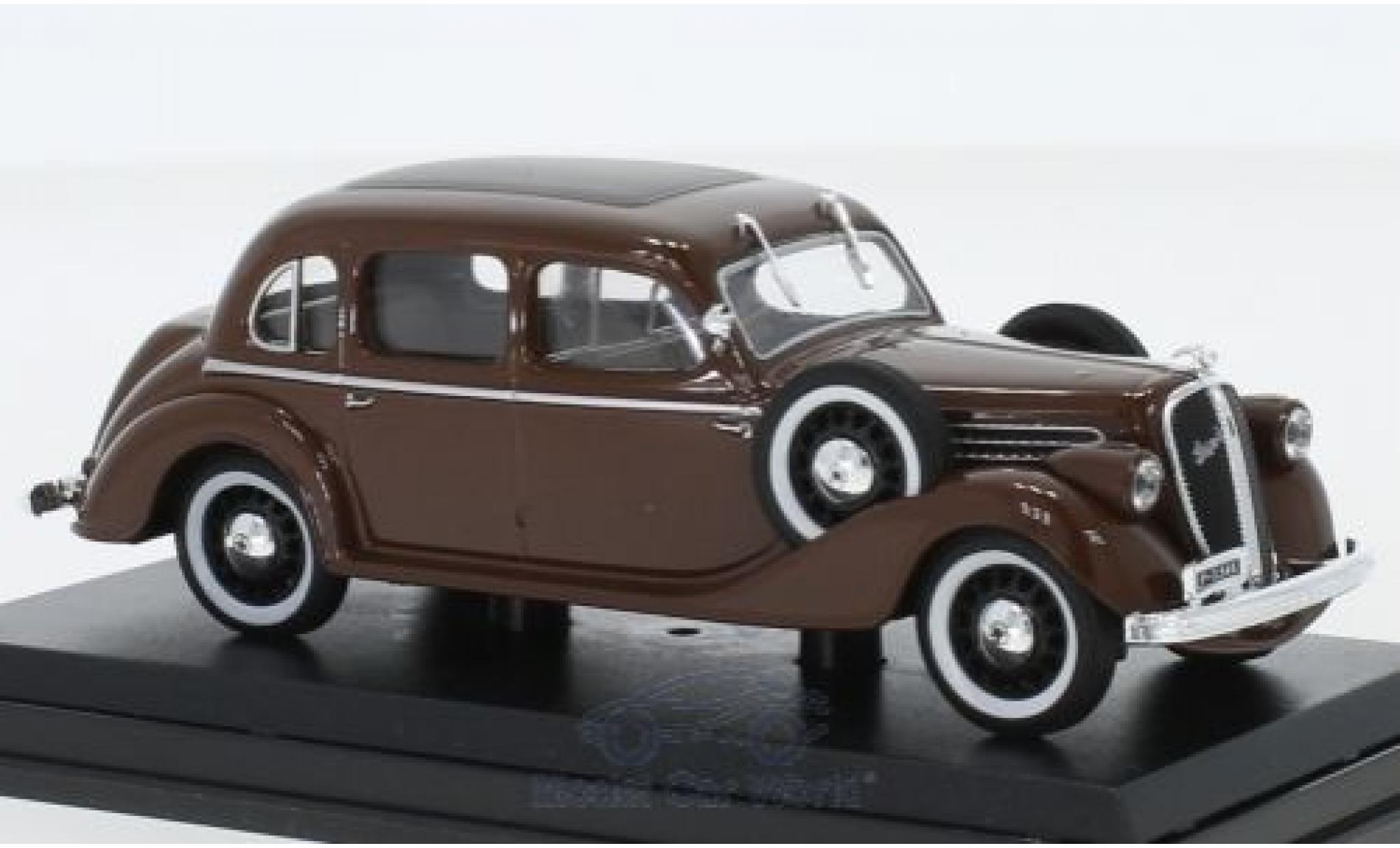 Skoda Superb 1/43 Abrex 913 bruin 1938 modelauto