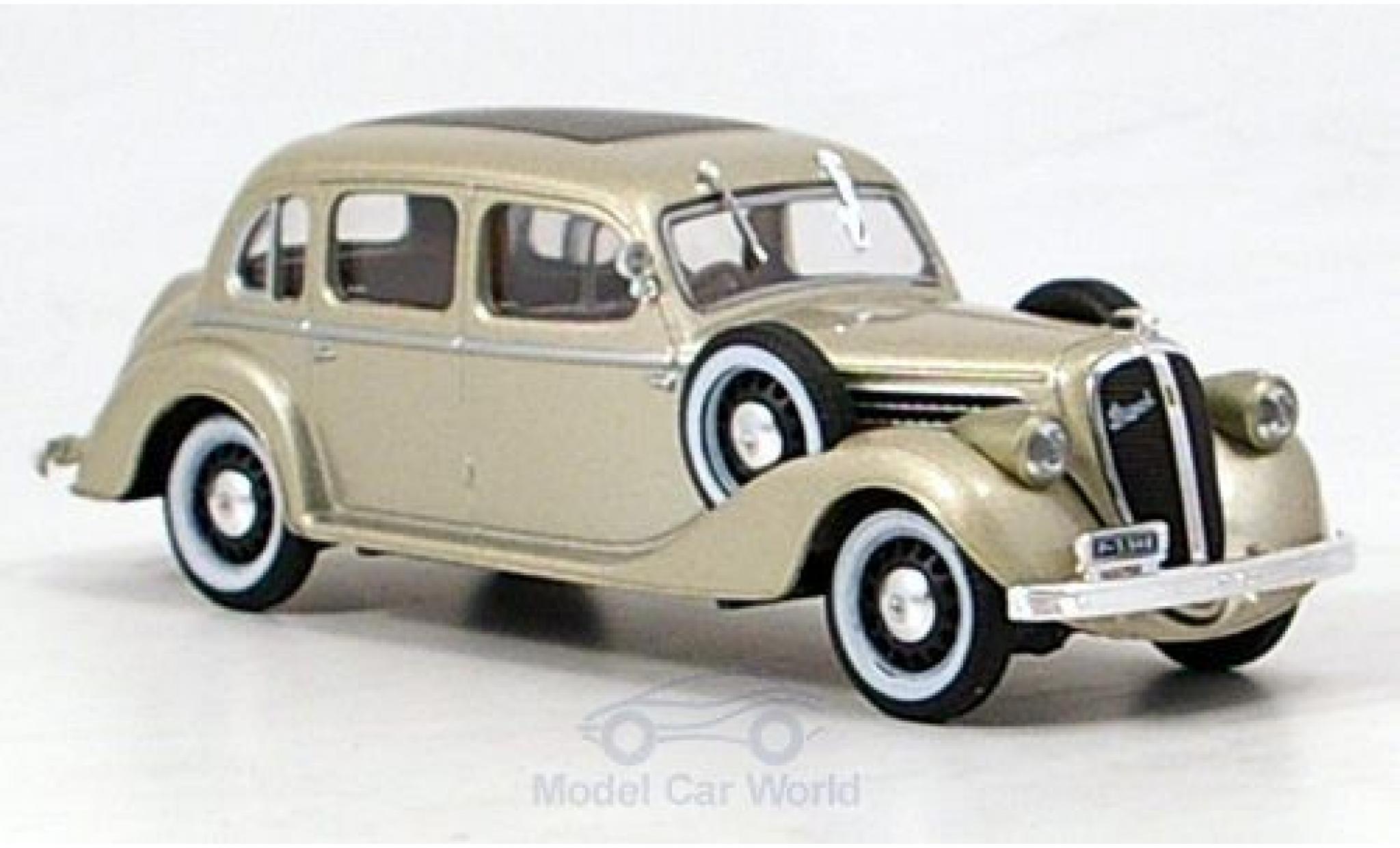 Skoda Superb 1/43 Abrex 913 metallic beige 1938 modelauto