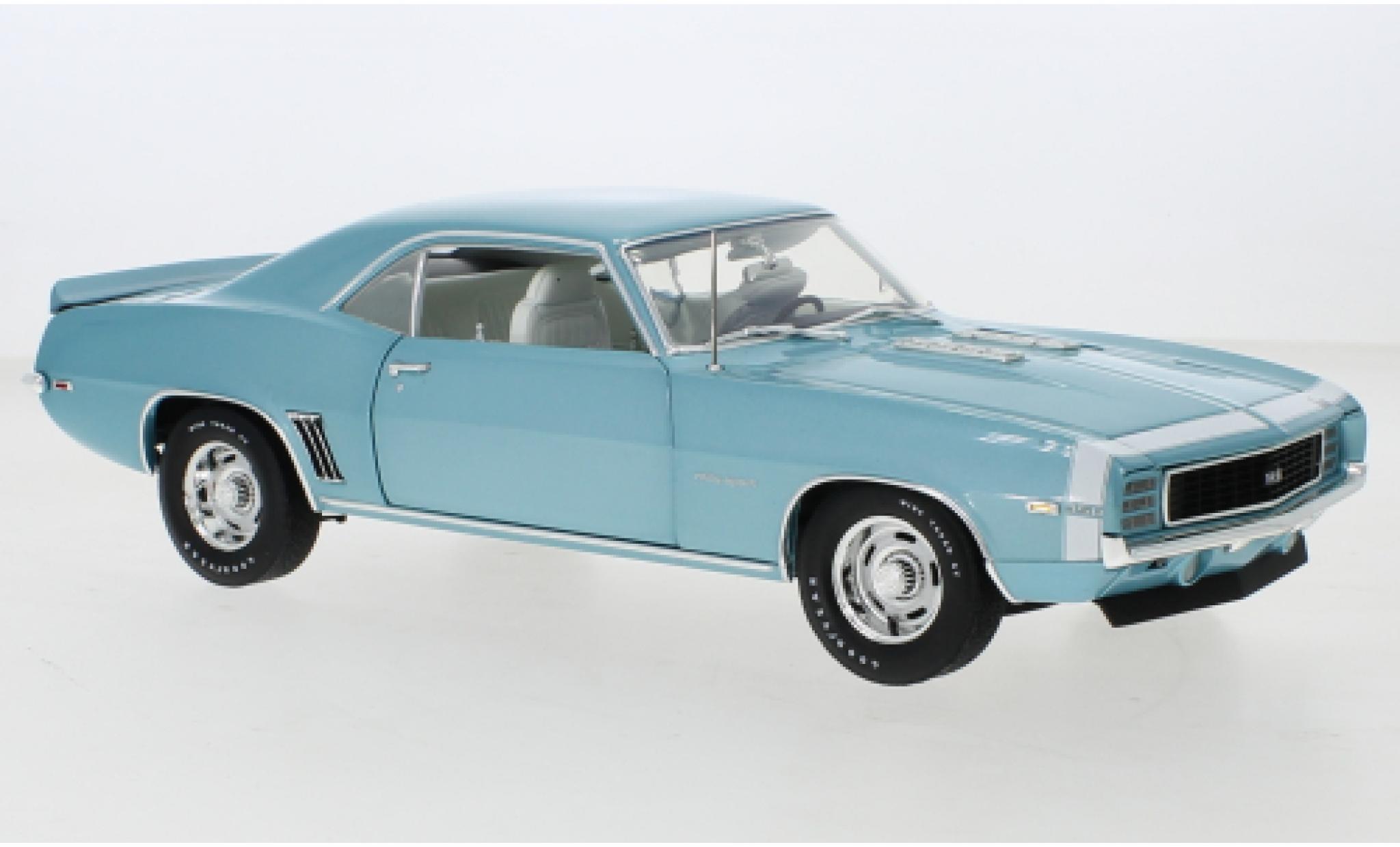 Chevrolet Camaro 1/18 ACME RS 350 metallic blauw 1969 modelauto