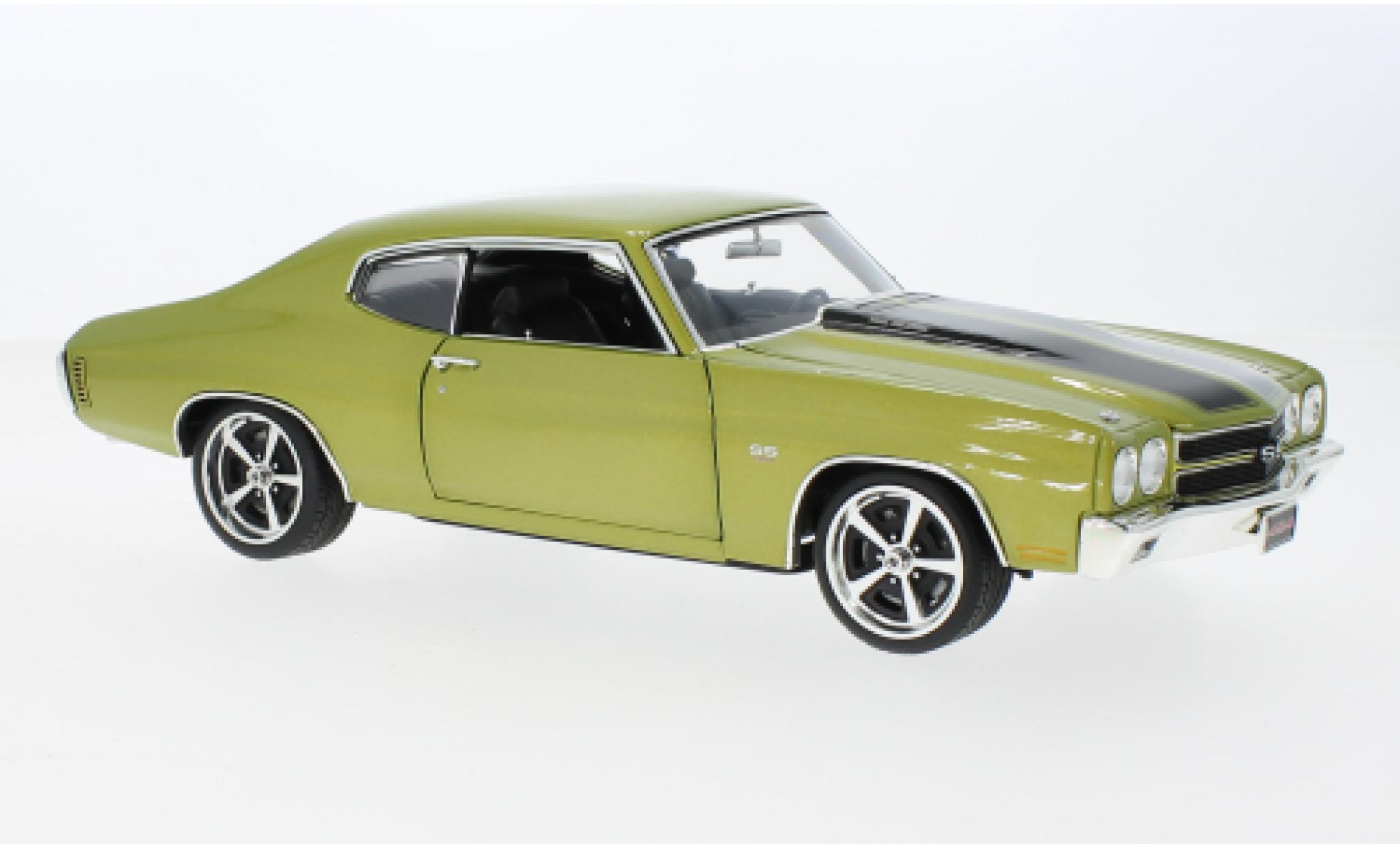 Chevrolet Chevelle 1/18 ACME SS Restomod metallic la chaux 1970 modelauto