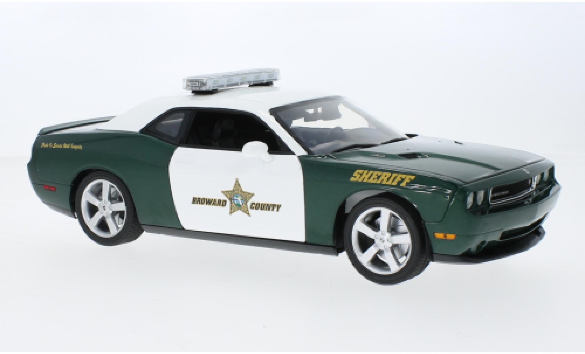 Dodge Challenger 1/18 ACME R/T Broward County Sheriff 2009 modelauto