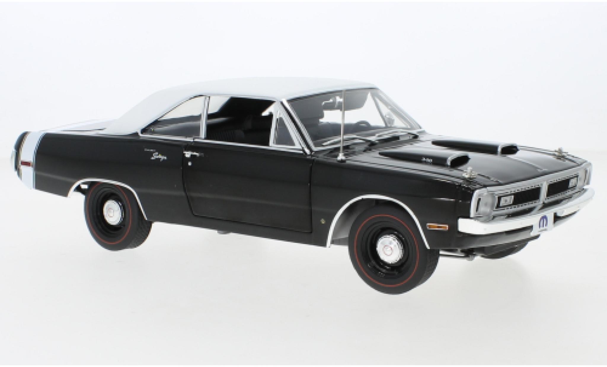Dodge Dart 1/18 ACME Swinger 340 zwart/wit 1970 modelauto