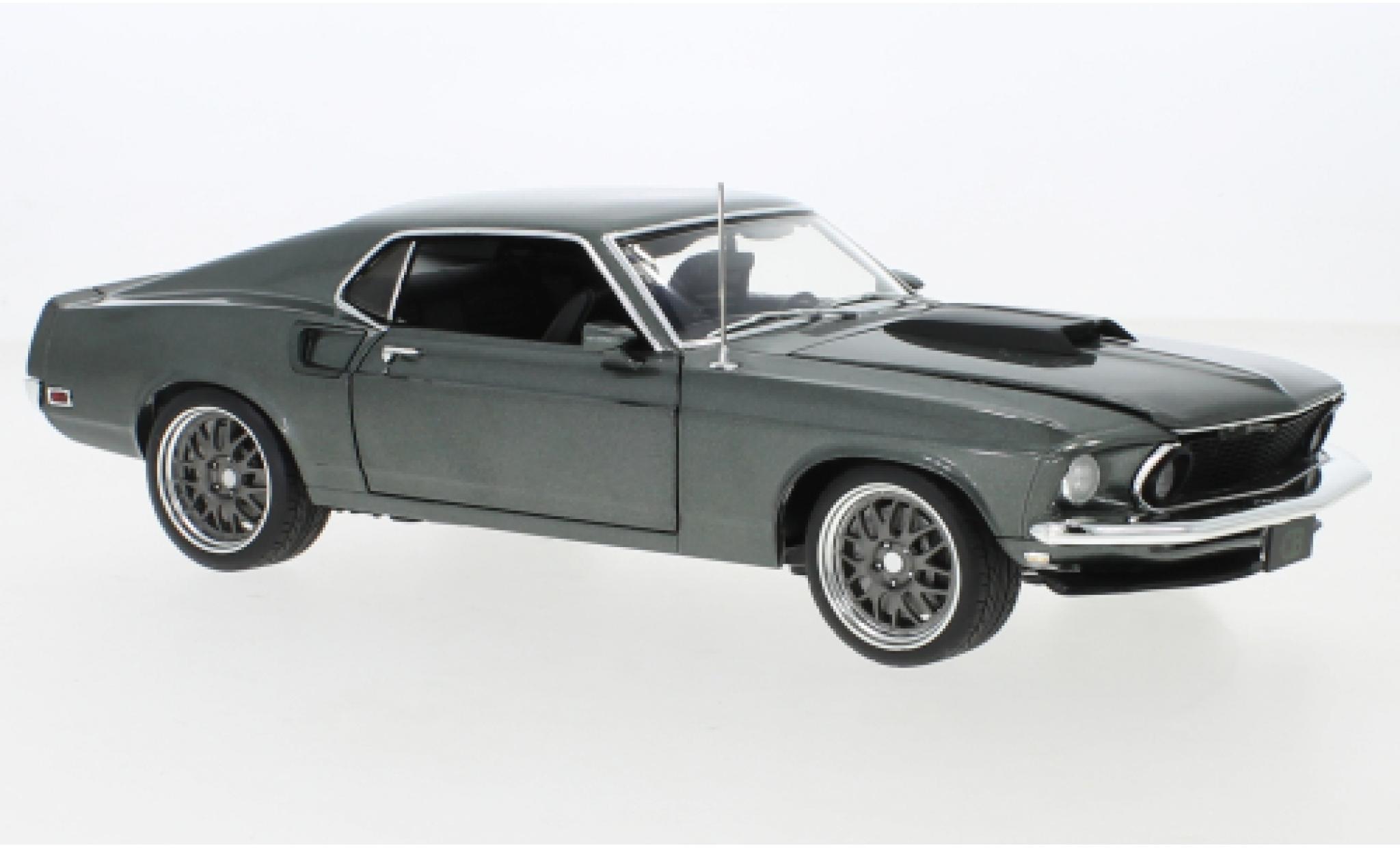Ford Mustang 1/18 ACME GT Bullet Street Fighter groen 1969 modelauto