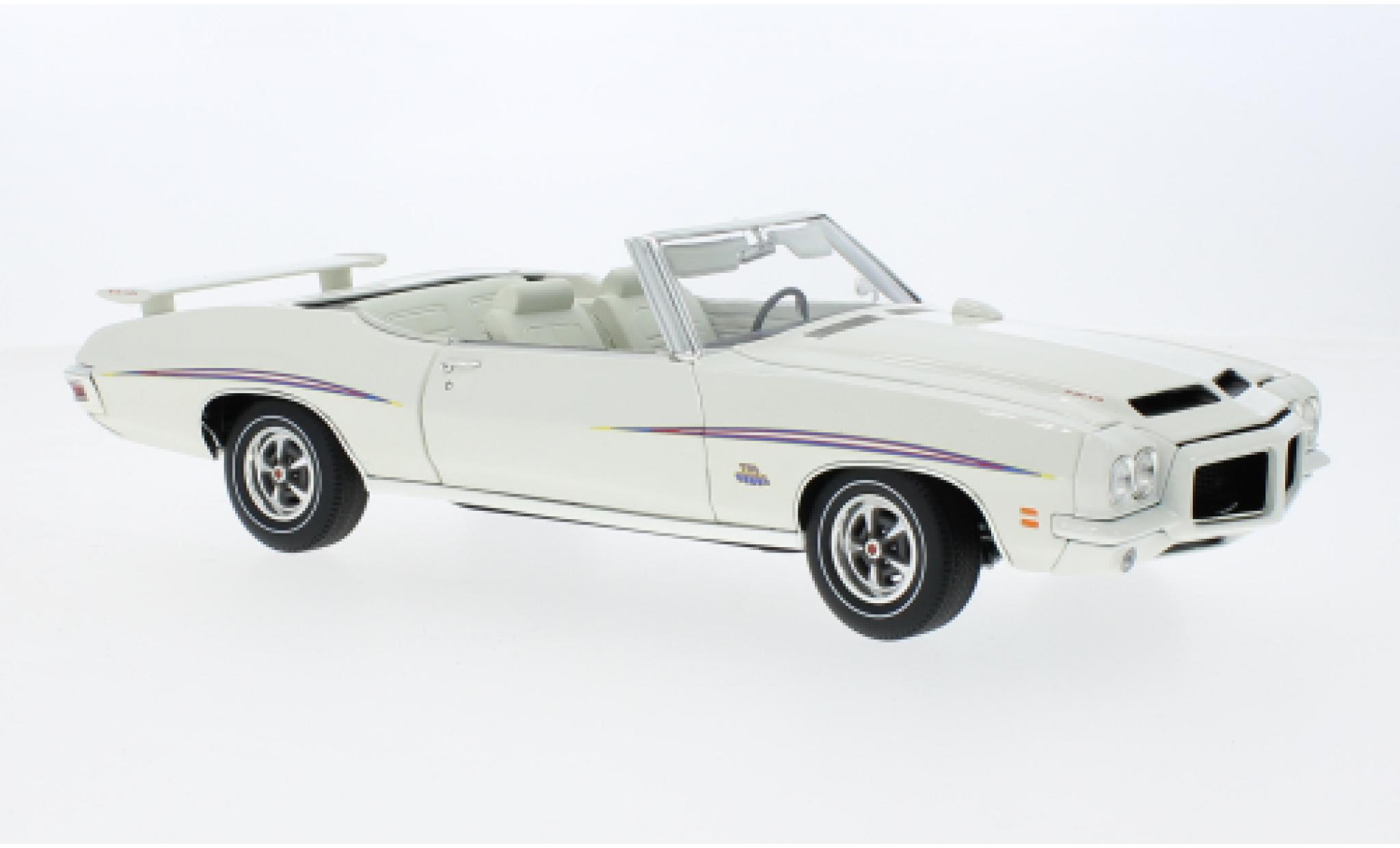 Pontiac GTO 1/18 ACME Cabriolet wit The Judge 1971 modelauto