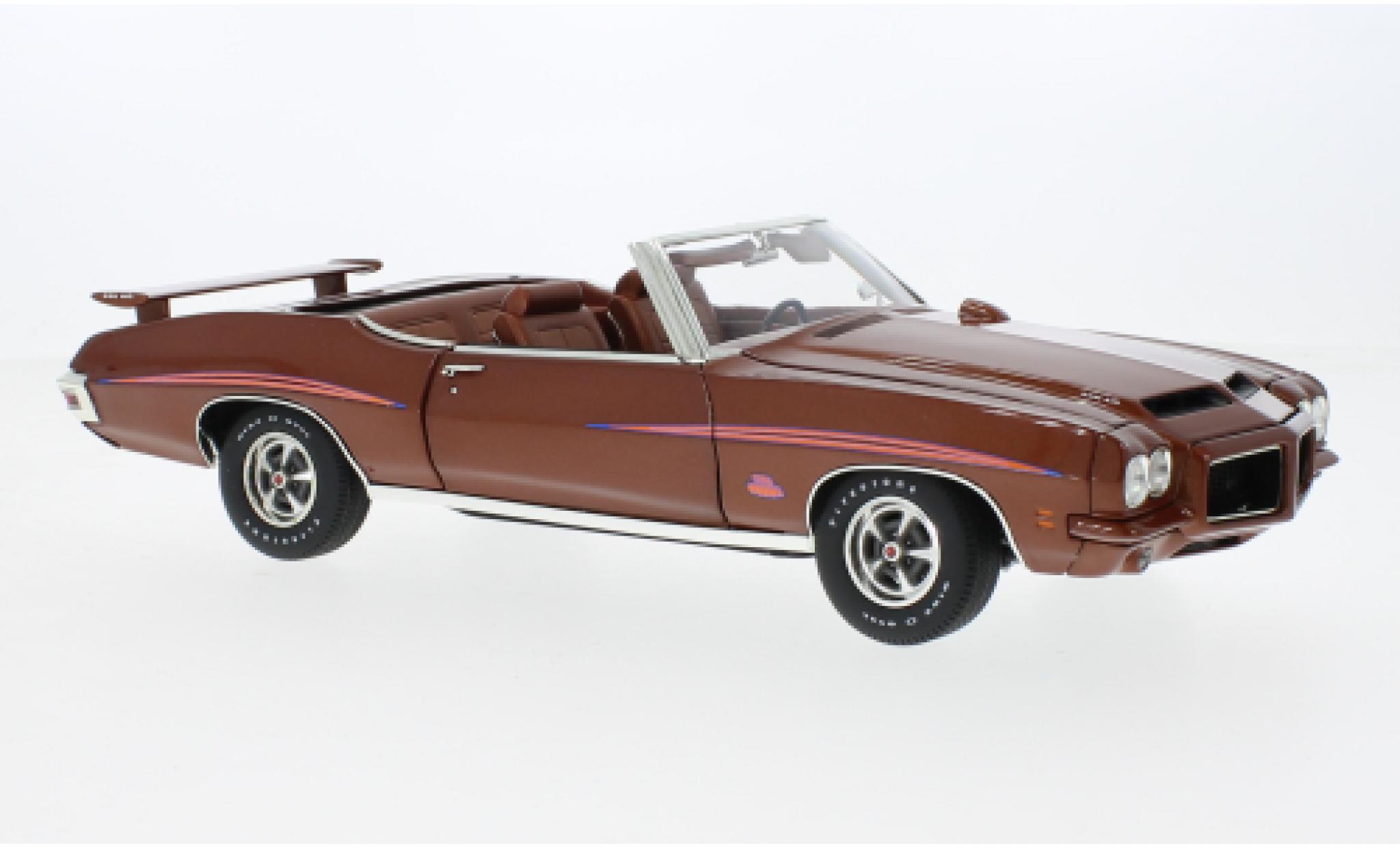 Pontiac GTO 1/18 ACME Cabriolet brun The Judge 1971 modelauto