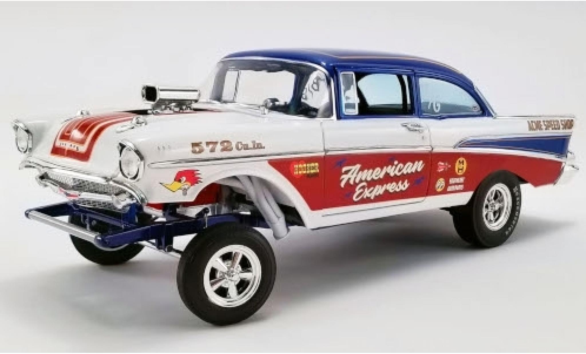 Chevrolet Bel Air 1/18 ACME Gasser American Express 1957 modelauto