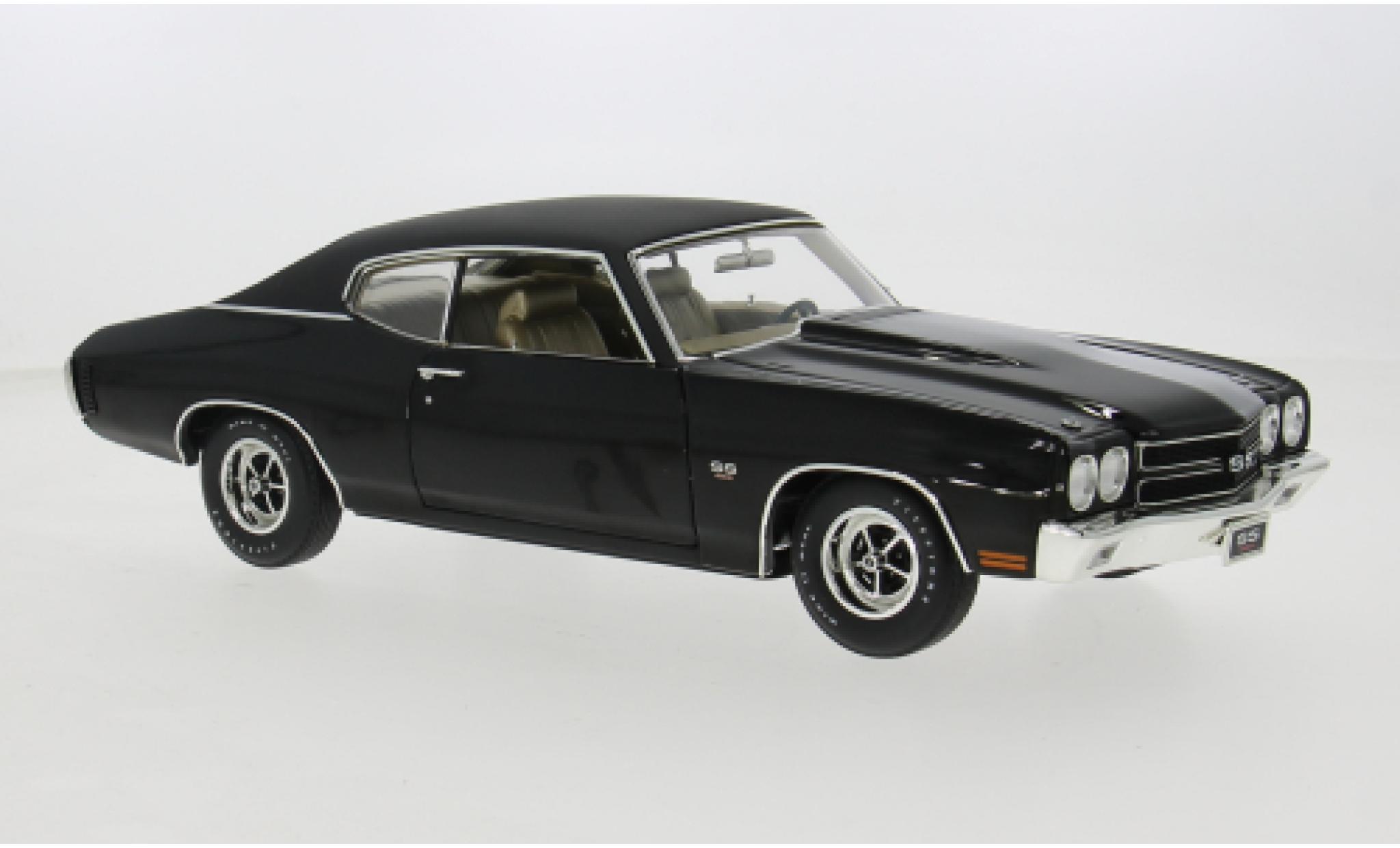 Chevrolet Chevelle 1/18 ACME SS 454 zwart 1970 1:18 modelauto