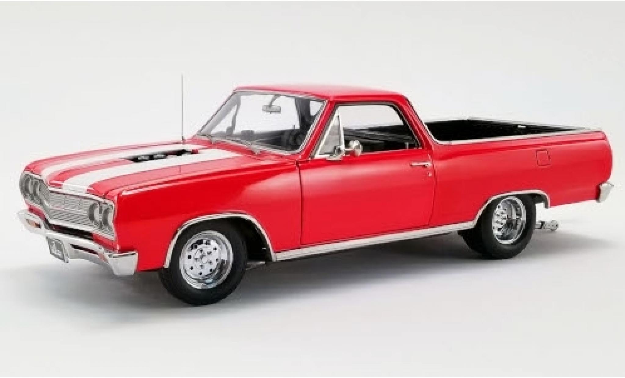 Chevrolet El Camino 1/18 ACME Drag Outlaw rood/wit 1965 modelauto