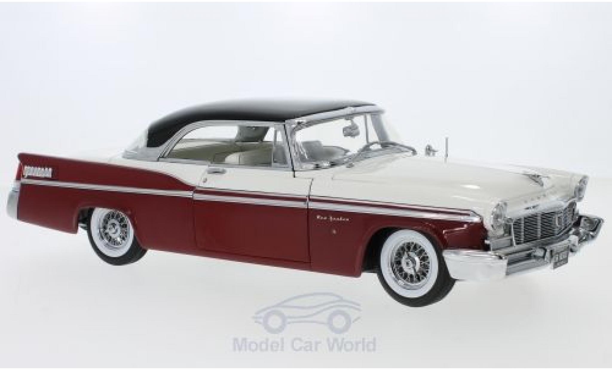 Chrysler New Yorker 1/18 ACME St. Regis rood/wit 1956 modelauto