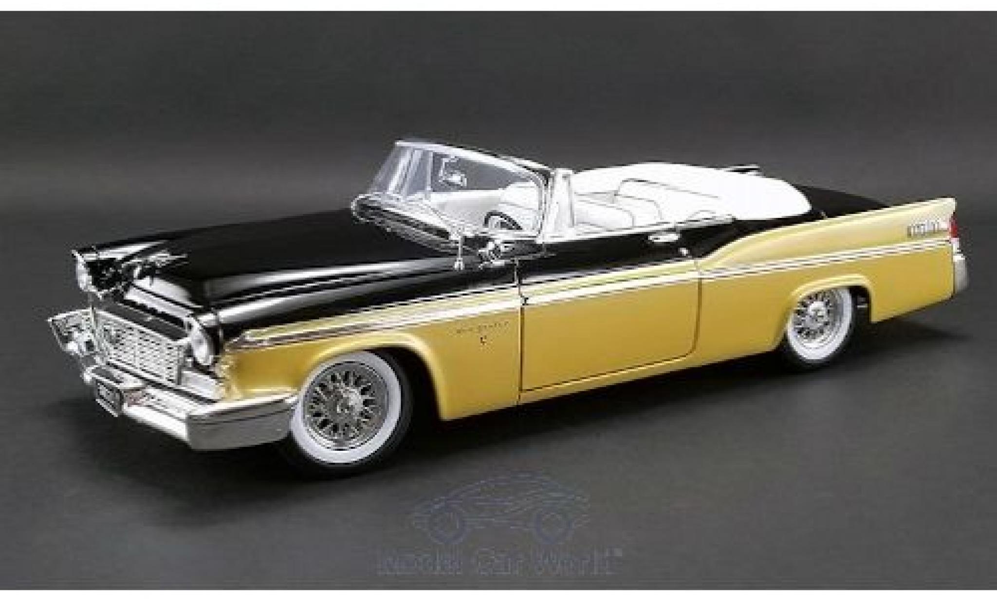 Chrysler New Yorker 1/18 ACME St. Regis zwart/gold 1956 modelauto
