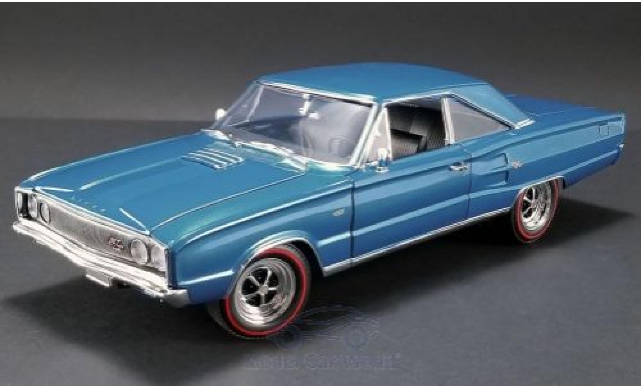 Dodge Coronet 1/18 ACME R/T metallic blauw 1967 modelauto