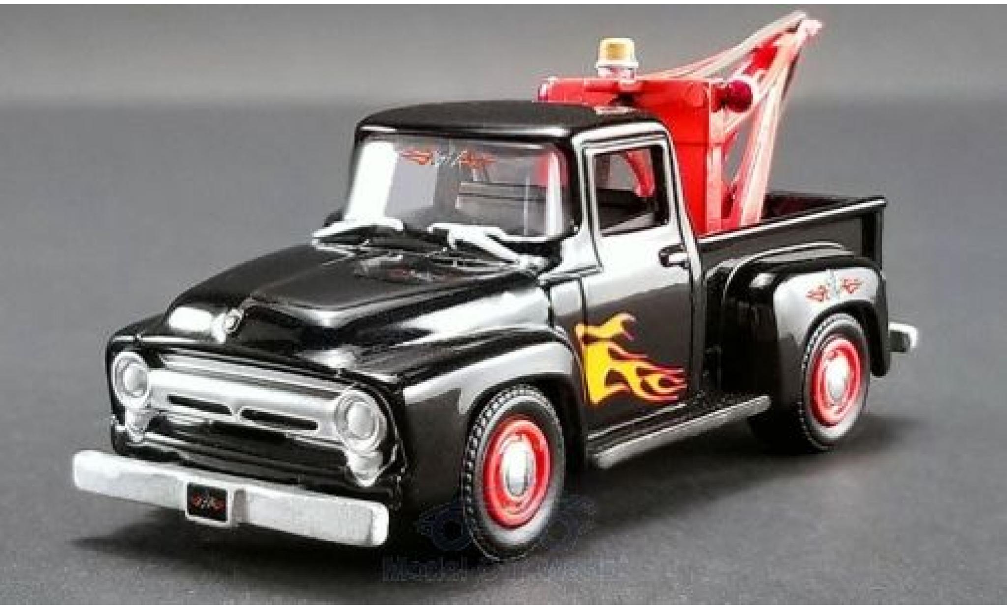 Ford F-1 1/64 ACME 00 Wrecker zwart/Dekor 1956 modelauto