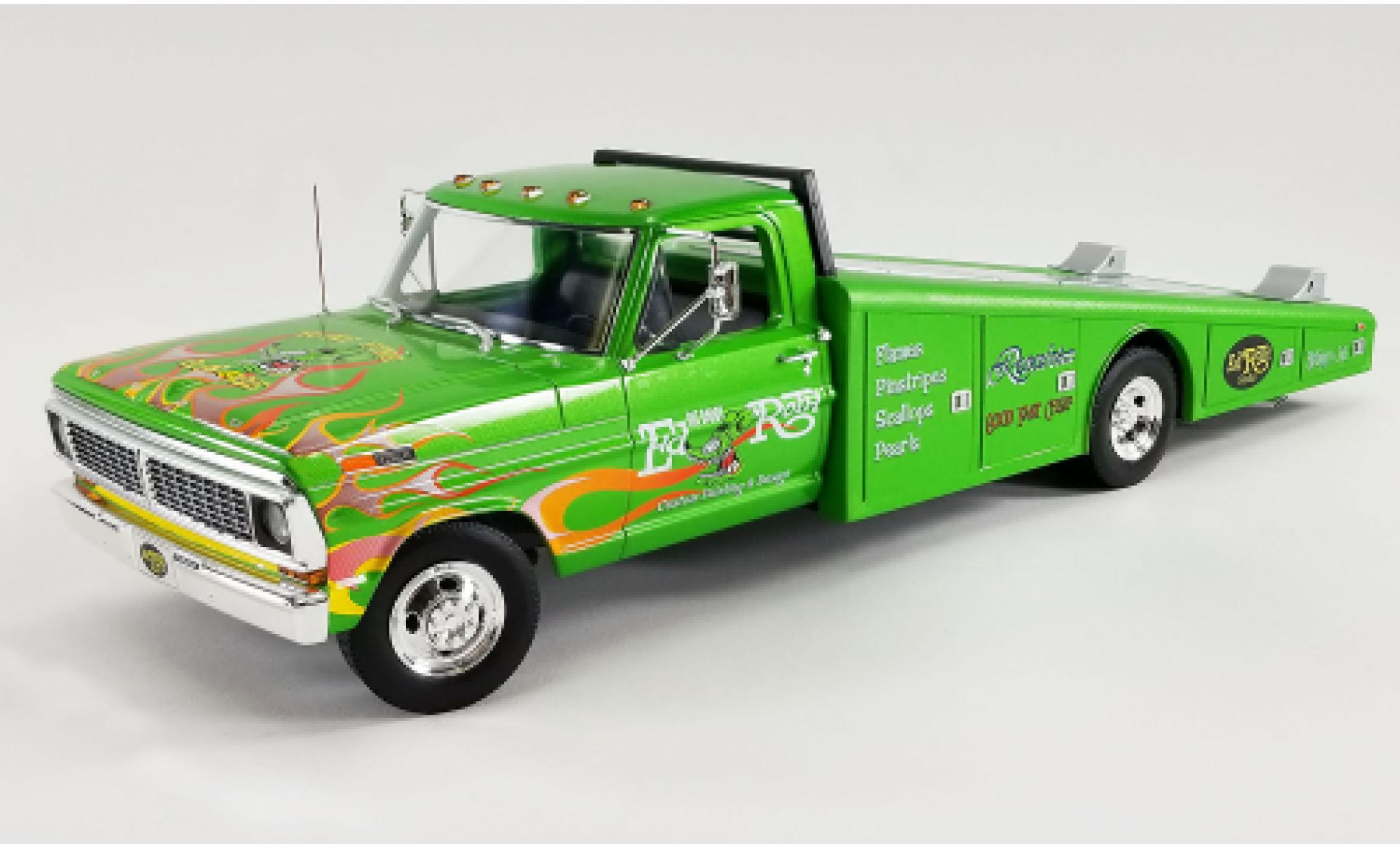 Ford F-350 1/18 ACME Ramp Truck Rat Fink Garage 1970 modelauto