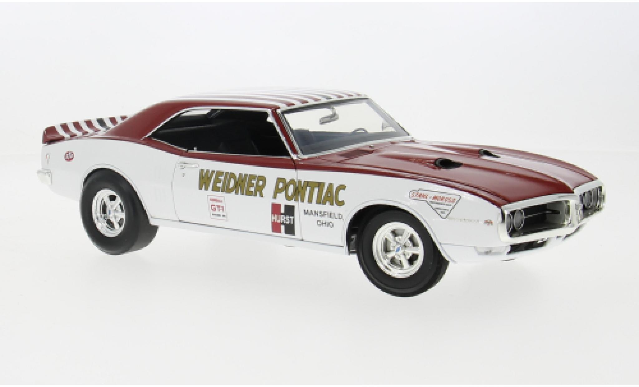 Pontiac Firebird 1/18 ACME First Ram Air II wit/rood 1968 1:18 modelauto
