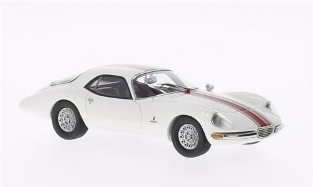 Alfa Romeo 1600 1/43 Kess TZ2 Coupe Pinninfarina wit mit rooden Streifen 1965 modelauto