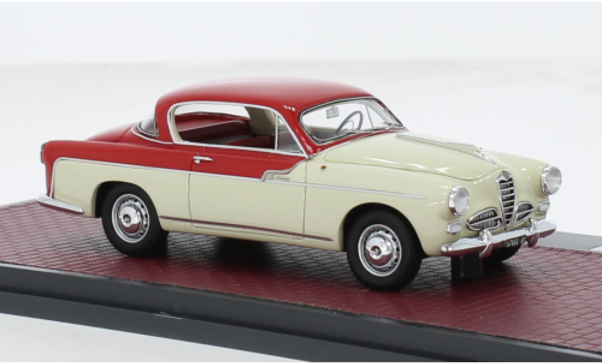 Alfa Romeo 1900 1/43 Matrix Super Boano Primavera wit/rood 1955 1:43 modelauto