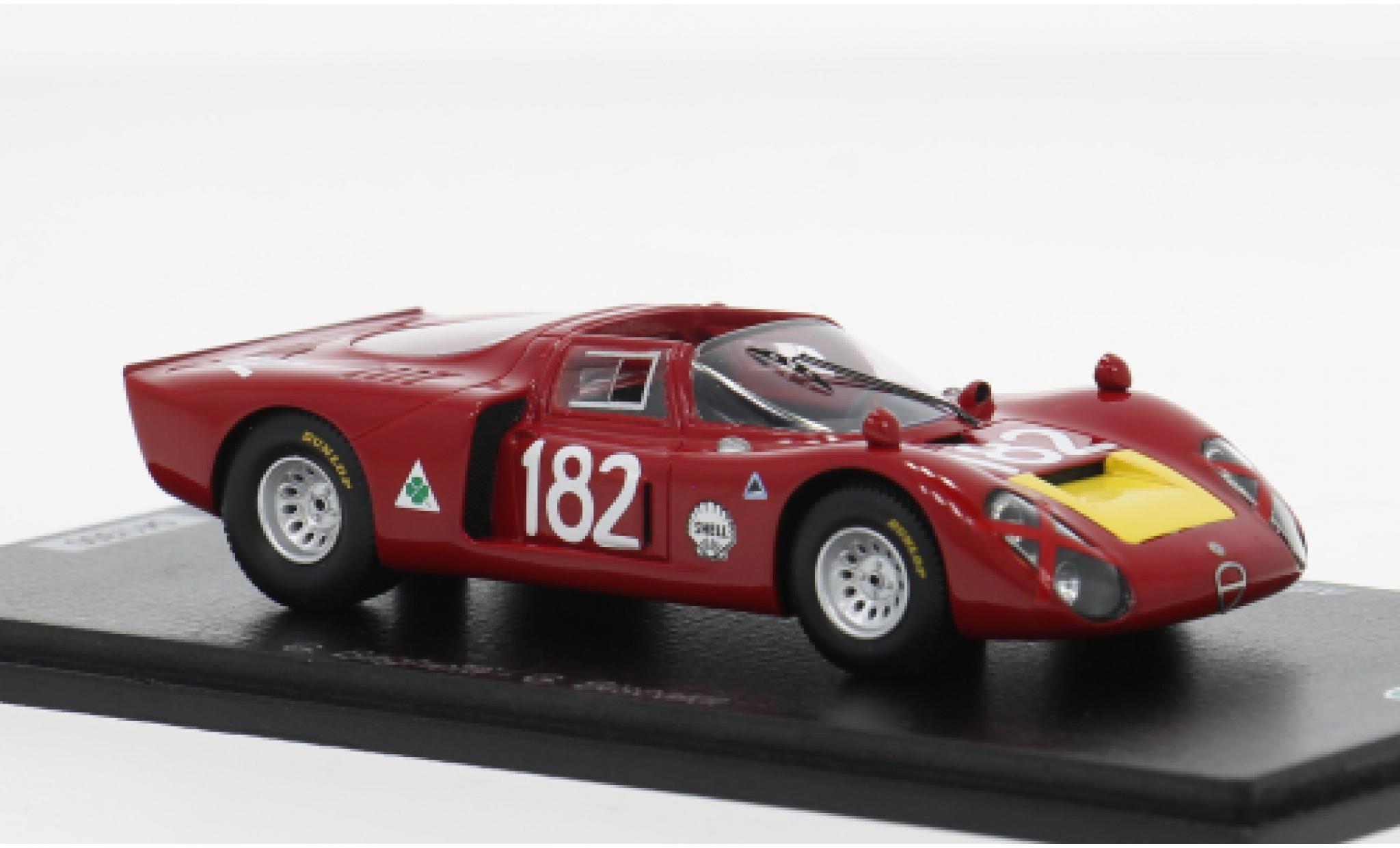Alfa Romeo T33 1/43 Spark /2 Targa Florio 1968 #182 G.Baghetti/G.Biscaldi 1:43 modelauto