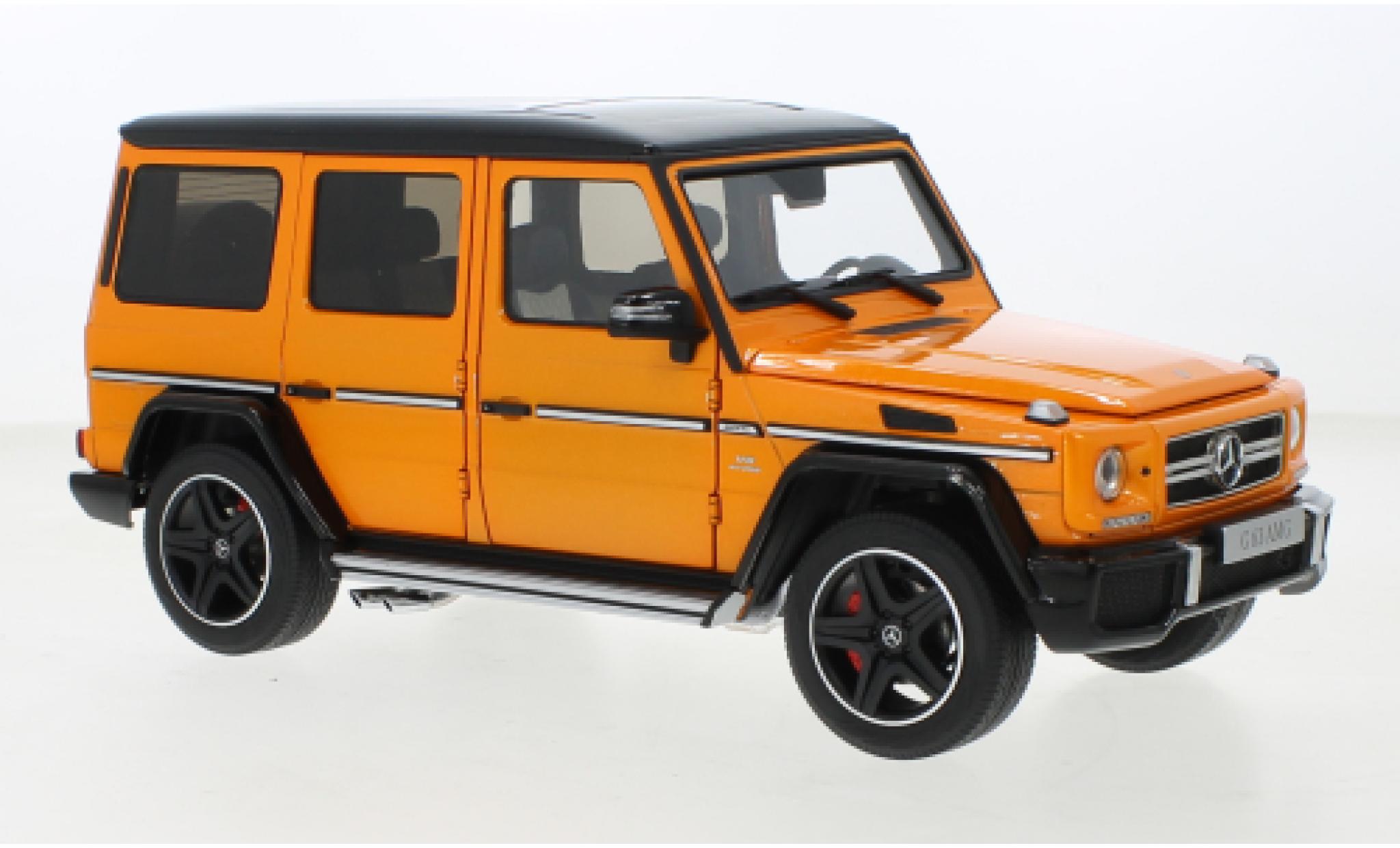 Mercedes Classe G 1/18 Almost Real AMG G63 (W463) Colour Edition metallic oranje/zwart 2017 modelauto