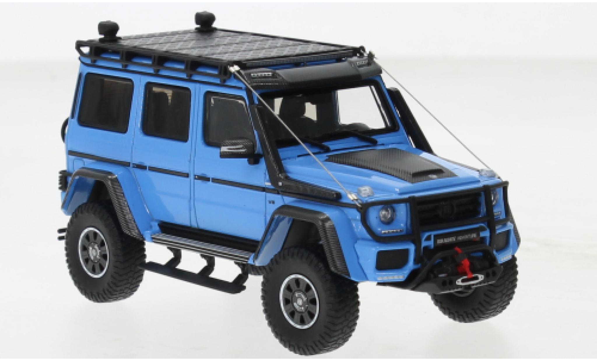 Mercedes Classe S 1/43 Almost Real Brabus 550 Adventure G-Class 4x4 metallic blauw 2017 modelauto