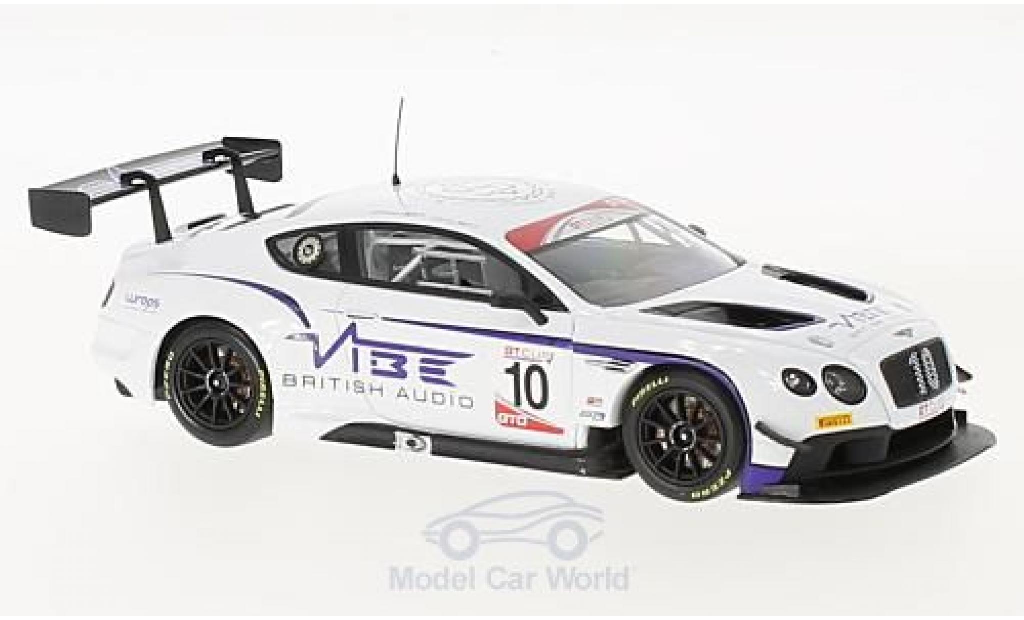 Bentley Continental T 1/43 Almost Real GT3 RHD No.10 Jordan Witt Racing GT Cup 2016 J.Witt/D.Witt modelauto