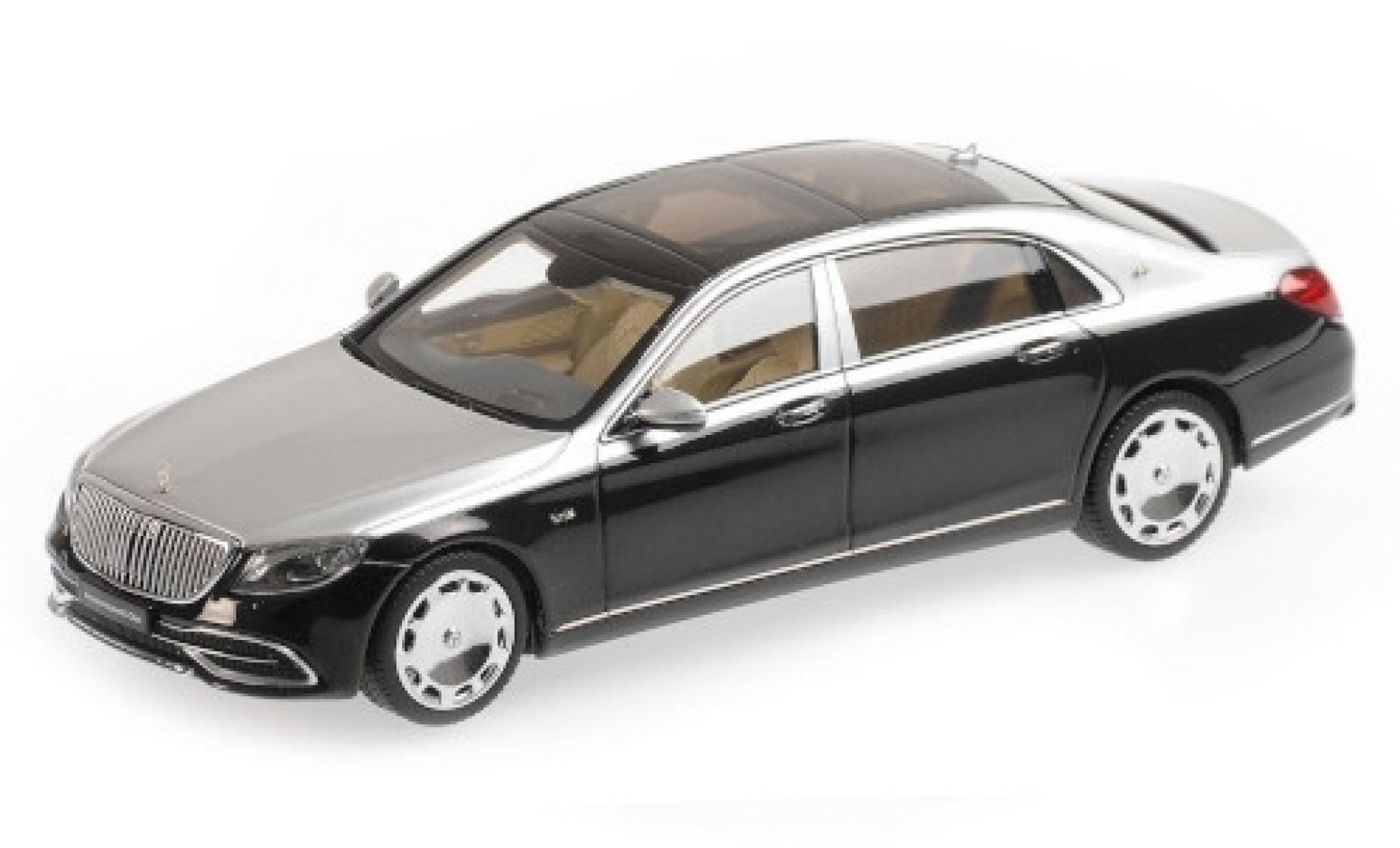 Mercedes Classe S 1/43 Almost Real Maybach S650 (V222) metallic zwart/grijs 2019 modelauto