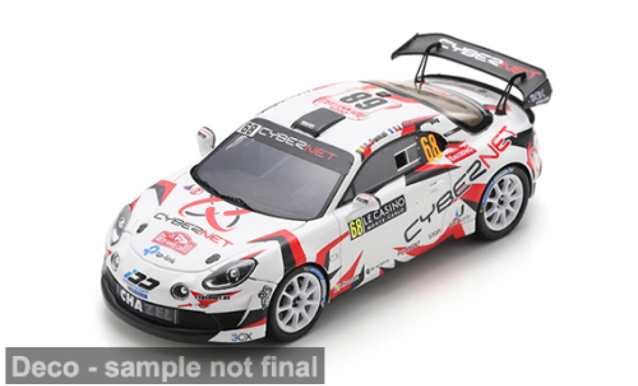 Alpine A110 1/43 Spark Rally RGT Rally Monte Carlo 2025 #68 A.Fumal/J.Escartefigue 1:43 modelauto
