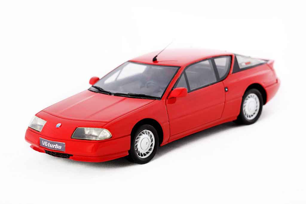 Alpine GTA V6 turbo 1/18 Ottomobile V6 turbo 1990 rood modelauto