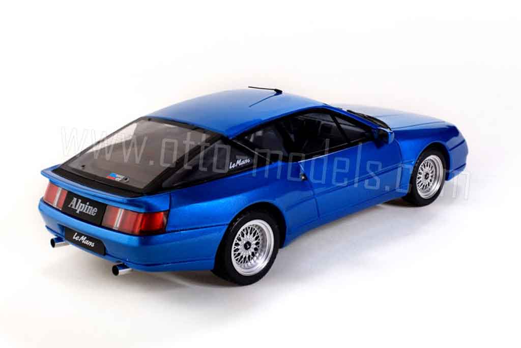 Alpine GTA Le mans 1/18 Ottomobile Le mans blauw 1991 jantes bbs modelauto