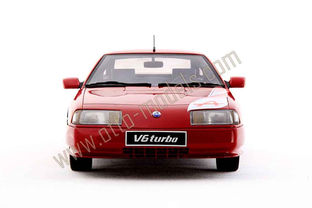 Alpine GTA Mille miles 1/18 Ottomobile Mille miles rood 1989 modelauto