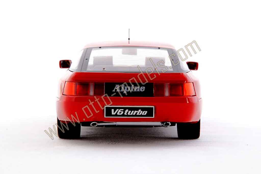 Alpine GTA mille miles rood 1989 1/18 Ottomobile