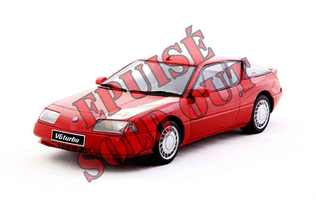 Alpine GTA mille miles rood 1989 1/18 Ottomobile