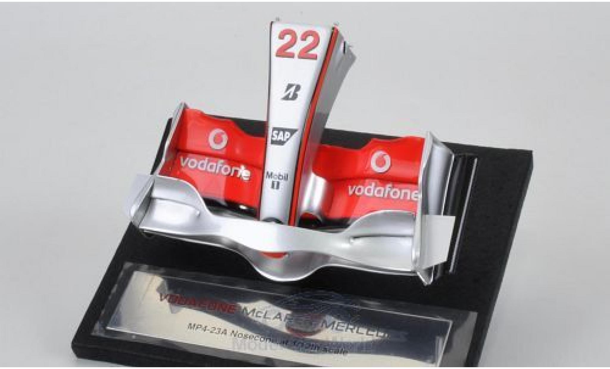 McLaren MP4-12C 1/12 Amalgam MP4-23 2008 Replik der Fahrzeugspitze mit Frontfl&uuml;gel modelauto