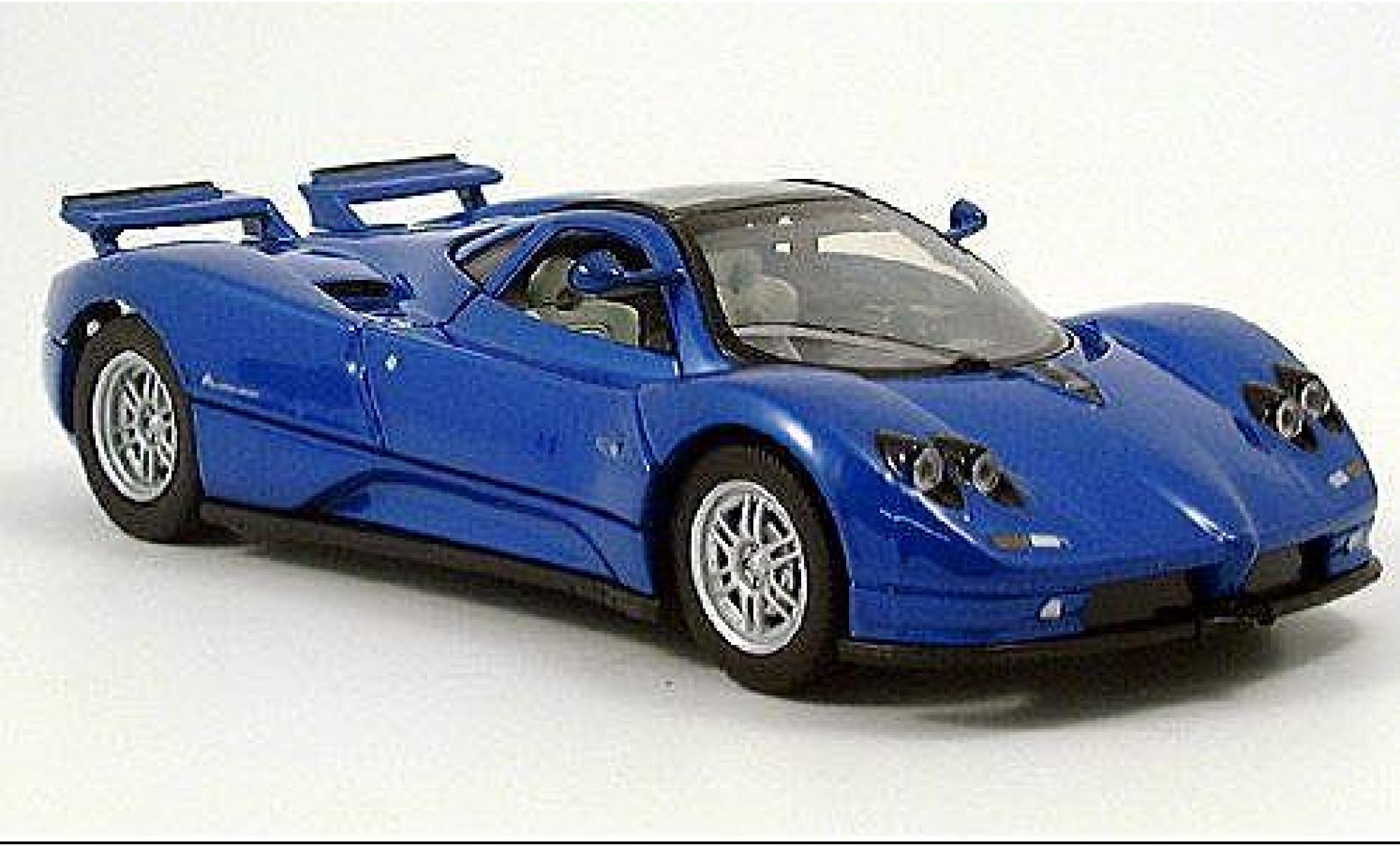 Pagani Zonda 1/24 Motormax C12 metallic blauw modelauto