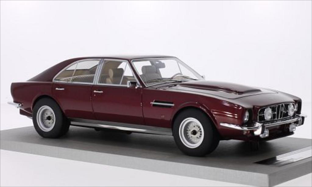 Aston Martin Lagonda 1/18 Tecnomodel V8 4-Door Saloon metallic rood 1974 modelauto
