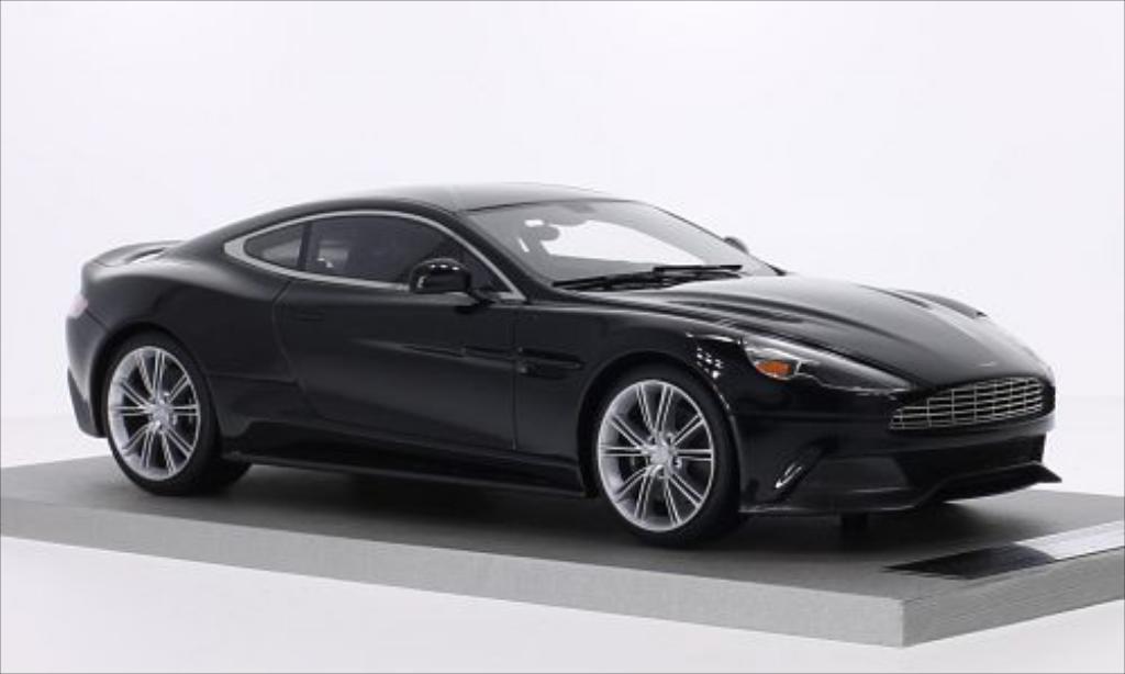 Aston Martin Vanquish 1/18 Tecnomodel Coupe zwart modelauto