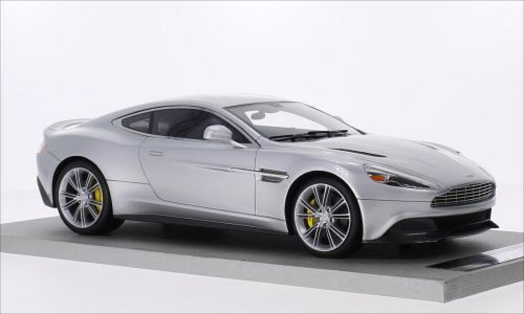 Aston Martin Vanquish 1/18 Tecnomodel Coupe grijs modelauto