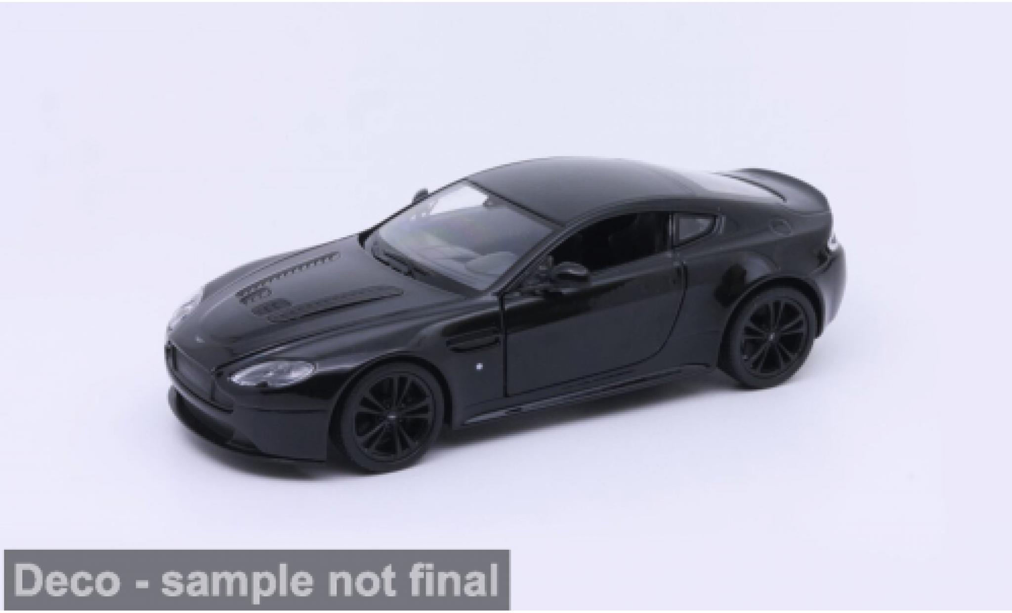 Aston Martin Vantage 1/24 Welly zwart 1:24 modelauto